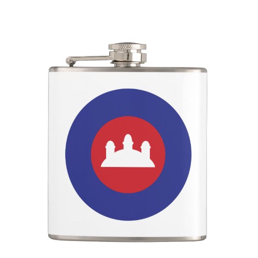 Cambodian Roundel Flachmann (Vorderseite)