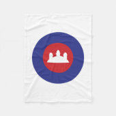 Cambodian Roundel Fleecedecke (Vorderseite)