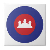 Cambodian Roundel Fliese (Vorderseite)