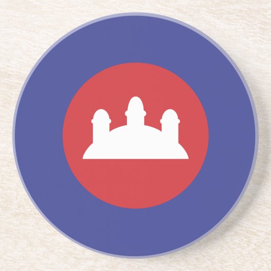 Cambodian Roundel Getränkeuntersetzer (Vorne)
