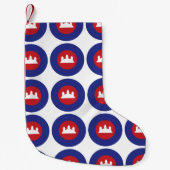 Cambodian Roundel Kleiner Weihnachtsstrumpf (Vorderseite)