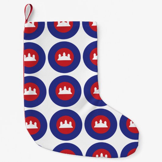 Cambodian Roundel Kleiner Weihnachtsstrumpf (Vorderseite)