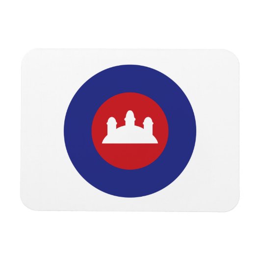 Cambodian Roundel Magnet (Horizontal)