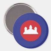 Cambodian Roundel Magnet (Vorderseite/Rückseite)