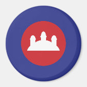 Cambodian Roundel Magnet (Vorne)