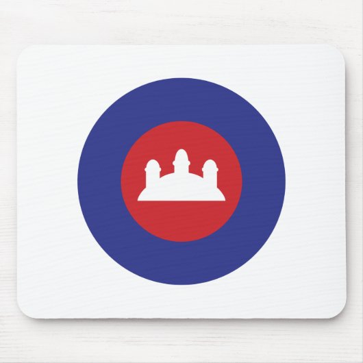 Cambodian Roundel Mousepad (Vorne)
