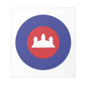 Cambodian Roundel Notizblock (Vorderseite)