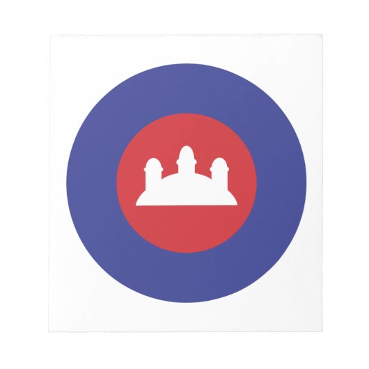 Cambodian Roundel Notizblock (Vorderseite)