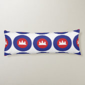 Cambodian Roundel Seitenschläferkissen (Rückseite)