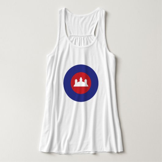 Cambodian Roundel Tank Top (Design Vorderseite)