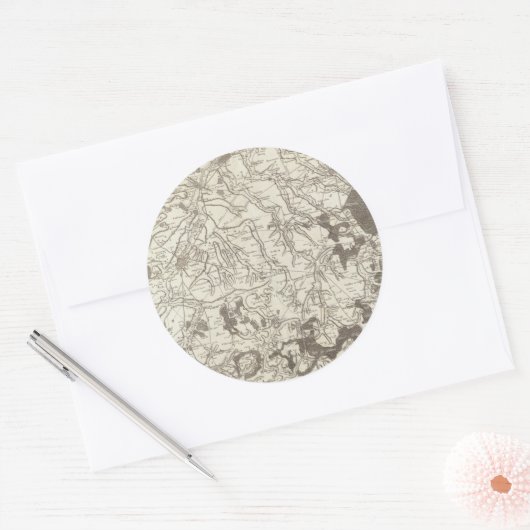 Cambrai Runder Aufkleber (Umschlag)