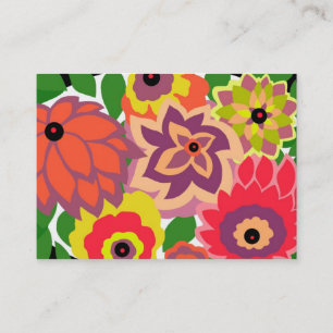 CAMBRIA, ART DÉCO BLÜTEN: TROPICANA VISITENKARTE