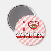 Cambria, CA Magnet (Vorderseite/Rückseite)