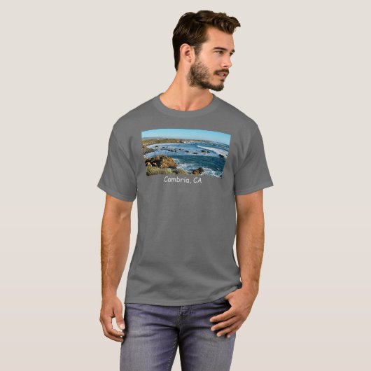 Cambria, CA Shoreline T-Shirt (Vorne ganz)