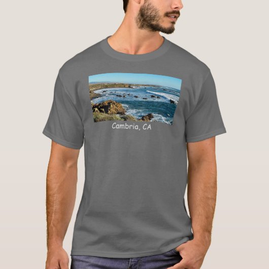 Cambria, CA Shoreline T-Shirt (Vorderseite)
