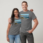 Cambria, CA Shoreline T-Shirt (Unisex)