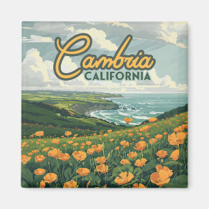 Cambria California Poppies Blume Pazifikküste Magnet