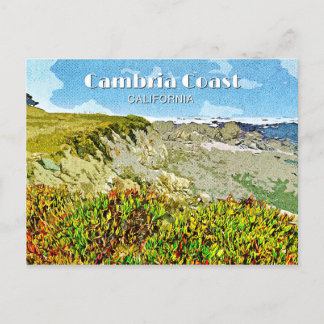 Cambria Coast Feiertagspostkarte
