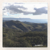 Cambria Hügel Glasuntersetzer (Vorderseite)