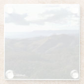 Cambria Hügel Glasuntersetzer (Rückseite)