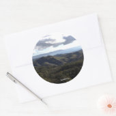 Cambria Hügel Runder Aufkleber (Umschlag)