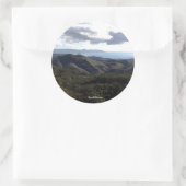 Cambria Hügel Runder Aufkleber (Tasche)