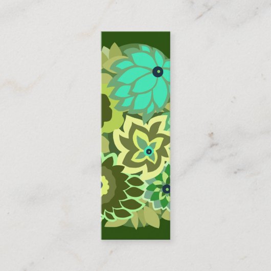 CAMBRIA in den grünen Abstufungen Mini Visitenkarte (Vorderseite)