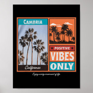 Cambria Kalifornien Ca Retro Poster