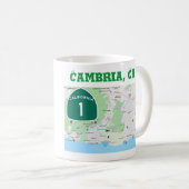 Cambria-Karte Kaffeetasse (VorderseiteRechts)