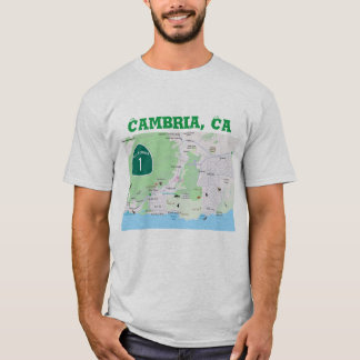 Cambria Landkarte T - Shirt