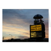 Cambrian Park Plaza Carousel Sehenswürdigkeit Card (Vorderseite (Horizontal))