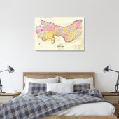 Cambridge Atlas Index Leinwanddruck (Insitu (Schlafzimmer))