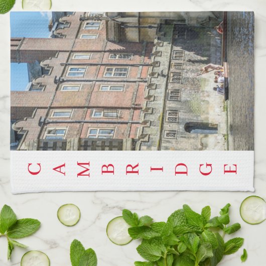 Cambridge Bridge of Sights Teetuch Geschirrtuch (Gefaltet)