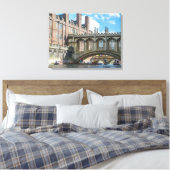Cambridge Bridge of Sights View Leinwand (Insitu (Schlafzimmer))