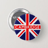 Cambridge: Britische Flagge Button (Vorne & Hinten)