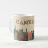 CAMBRIDGE, BRITISCHE SKYLINE - KAFFEETASSE (Vorderseite Links)