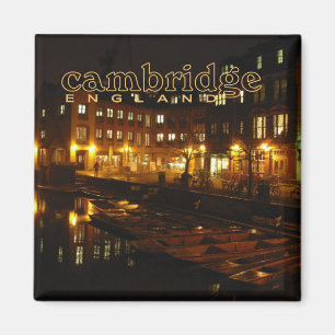 Cambridge England Night Scene Travel Kühlschrankma Magnet