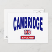 Cambridge England Postkarte (Vorne/Hinten)