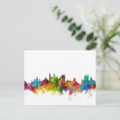 Cambridge England Skyline Postkarte (Stehend Vorderseite)