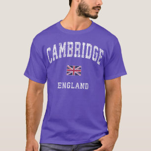 Cambridge England Vintage Athletic Sports Design f T-Shirt