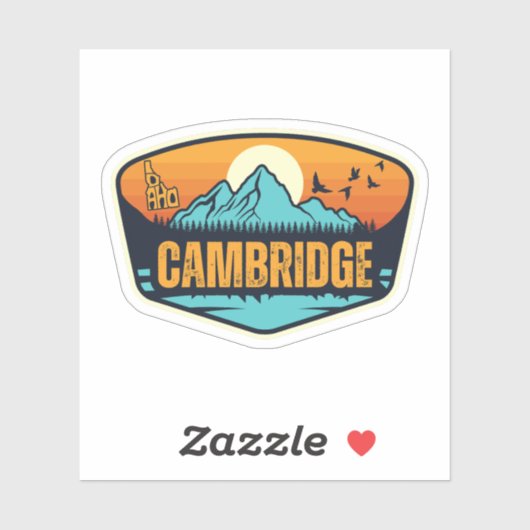Cambridge, Idaho Aufkleber (Blatt)