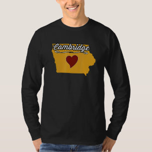 CAMBRIDGE IOWA IA USA Süßes Souvenir Merch US Sta T-Shirt