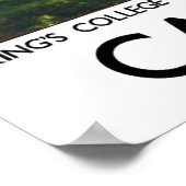 Cambridge, King's Uni Kapelle, Vereinigtes Königre Poster (Ecke)