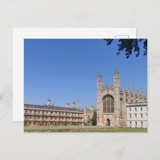 Cambridge King's Uni Postcard Postkarte (Vorne/Hinten)