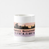 Cambridge MA City Skyline Kaffeetasse (Mittel)