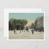 Cambridge MA, Harvard Square, 1910 Postkarte (Vorne/Hinten)