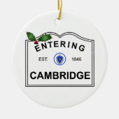 Cambridge MA Keramikornament (Vorne)