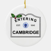 Cambridge MA Keramikornament (Hinten)