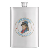 Cambridge Massachusetts Colonial Flachmann (Vorderseite)