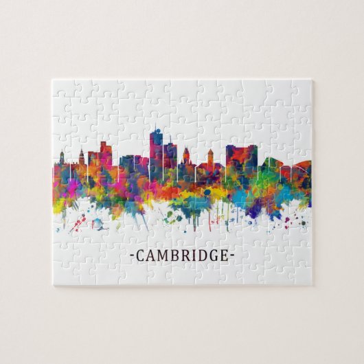 Cambridge Massachusetts Skyline Puzzle (Horizontal)